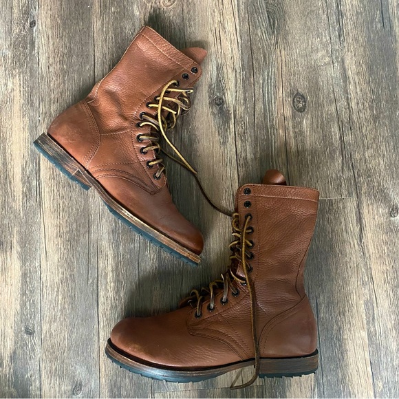Anthropologie Shoes - Anthropologie Gee WaWa woman’s brown leather lace up boots 9